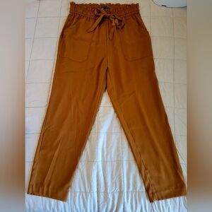 Zara flowy sintched waist jogger pant